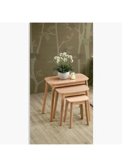 Nordic 3-Piece Nesting Table Set 56 x 52.3 x 36 cm