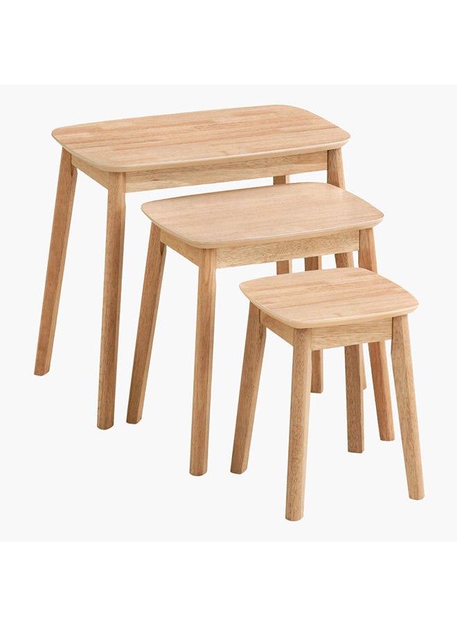 Home Box - Nordic 3-Piece Nesting Table Set 56 x 52.3 x 36 cm - Image 1