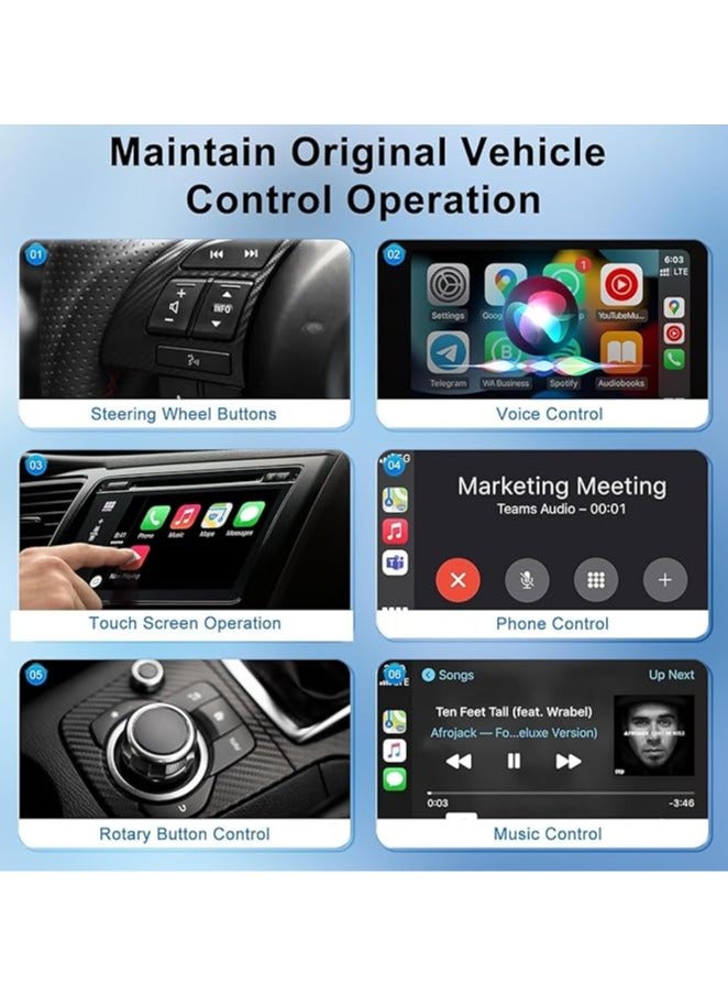 General DashLink CarPlay Wireless Adapter for iPhone |2024 Upgrade|Plug and Play|Convert Wired to Wireless CarPlay|Wireless CarPlay Adapter|Car Play dongle  - Image 5
