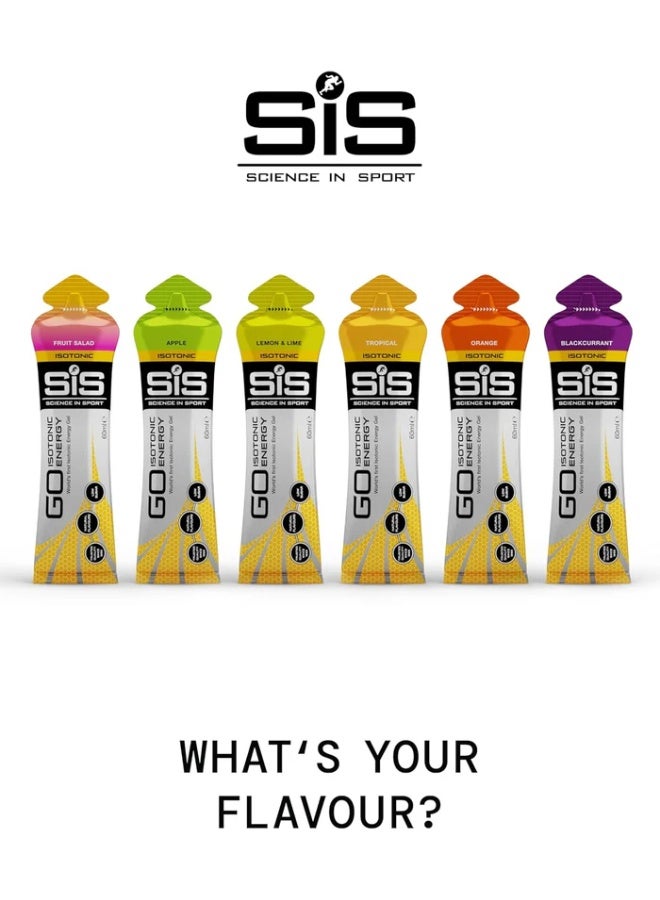 Science in Sport GO Isotonic Energy Gel Cherry Box of 30 - Fast Energy Sports Gel for Endurance & Training - Image 3