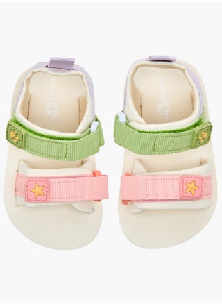 Logo Print Booties with Hook and Loop Closure - pzsku/ZF07B08FA732DEC407CC5Z/45/1745249144/ceb493c3-dcc7-49c1-9c5e-a85ba19fe51a
