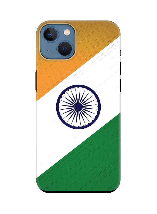 Tough Pro Series Case for Apple iPhone 14 Plus Case Dual Layer hybrid PC & TPU Customized Mobile Cover Shield with inner TPU protection Matte Finish - Flag Of India