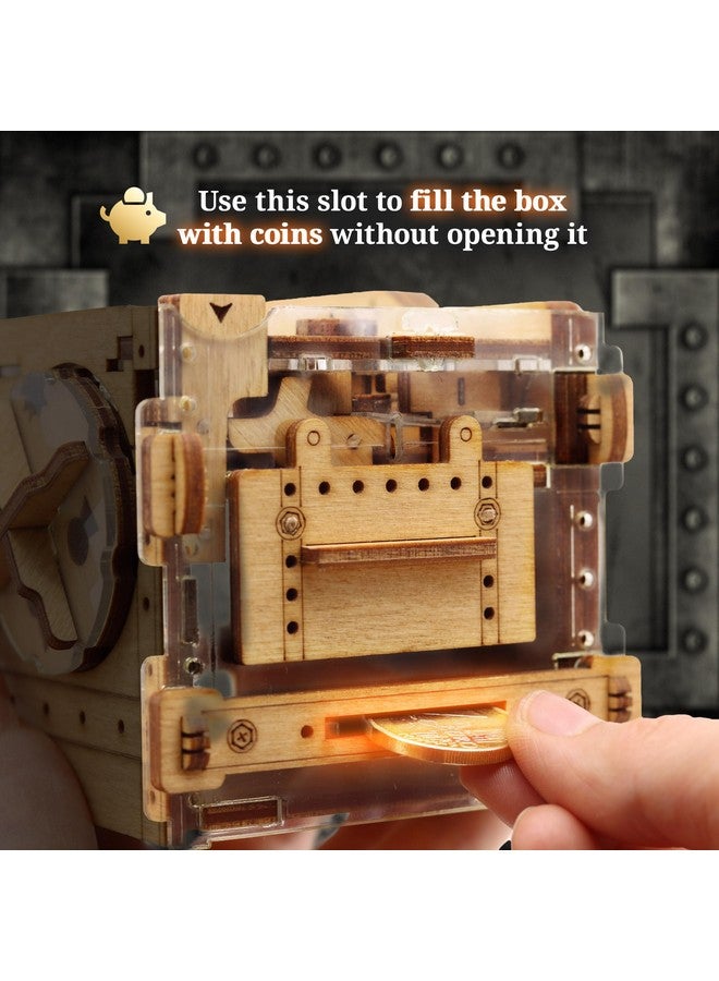 آيدفنتشر صندوق الألغاز النقدية Marble Run Safe A-Maze-Ing - عبوة هدايا صعبة - لغز ثلاثي الأبعاد للبالغين - لعبة غرفة الهروب - لغز ذهني - أداة هدايا عيد ميلاد للرجال والنساء - صندوق الكنز - Image 4