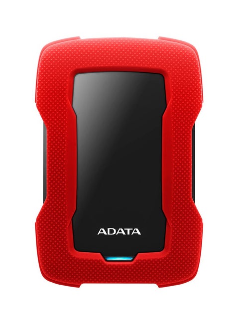 ADATA HD330 2TB USB 3.0, High-speed Shock-absorbing External Hard Drive, Extra Slim Portable Waterproof Mobile Hard Drive, (2TB Red)