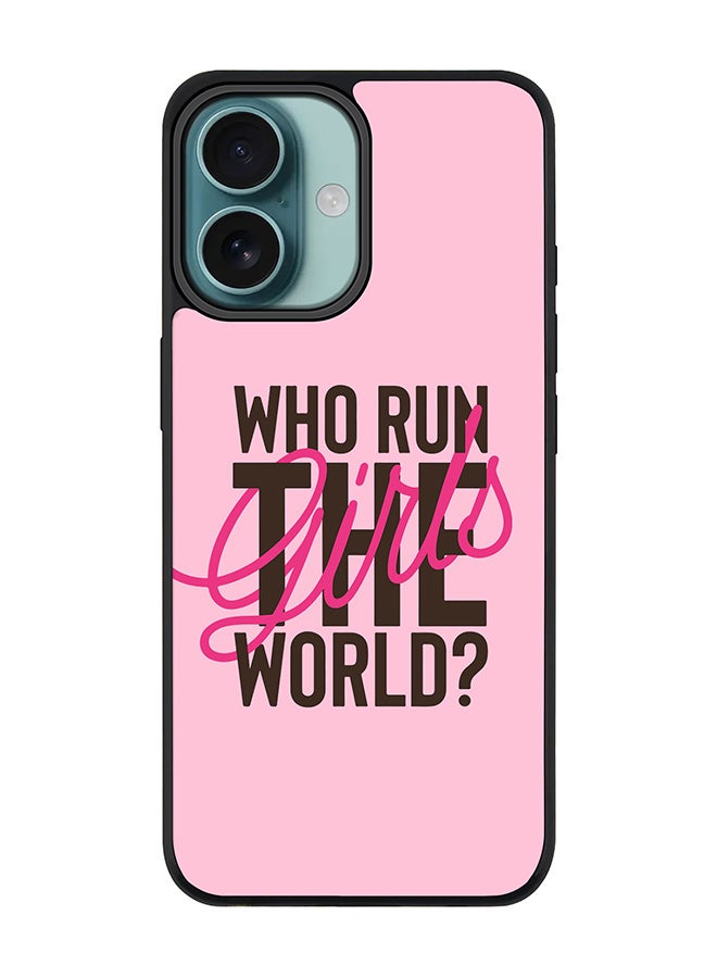 Stylizedd For iPhone 16 Case [Compatible with MagSafe] Slim Magnetic cover Phone Case iPhone 16 -Who run the world? - Image 1