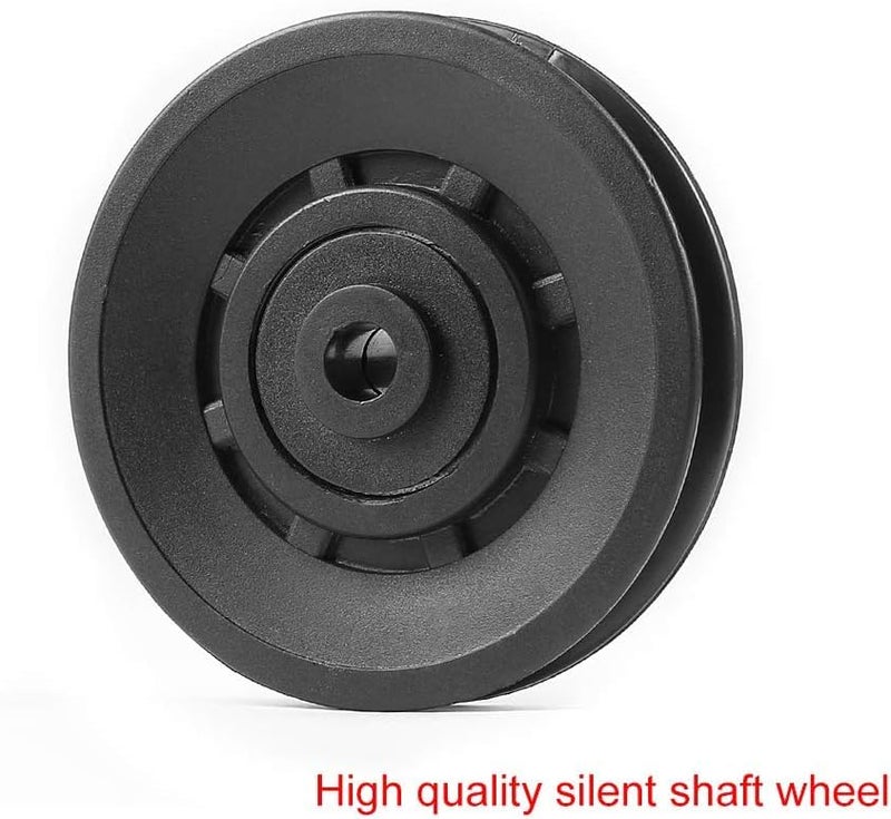 Topfinder 90mm(3.54inch) Universal Bearing Pulley Wheel for Cable Machine Gym Equipment Part Garage Door (2 PCS) - Image 5