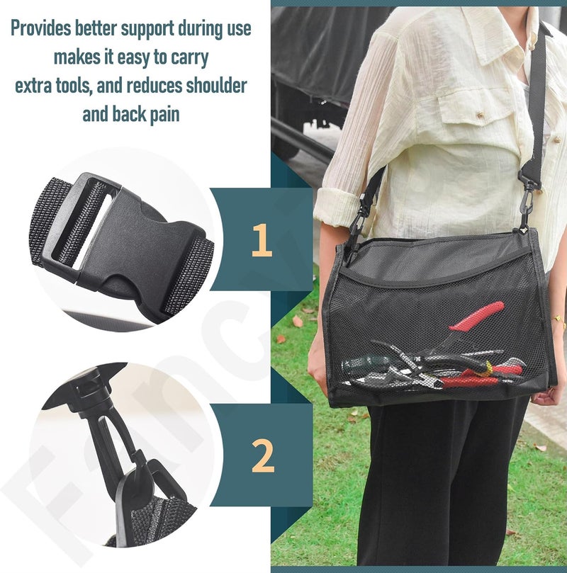 FancyTark CH01005 Carrying Vacuum Bag Black for Porta Power CH30000 Vacuum, Its Padded Adjustable Waist Strap - Image 3