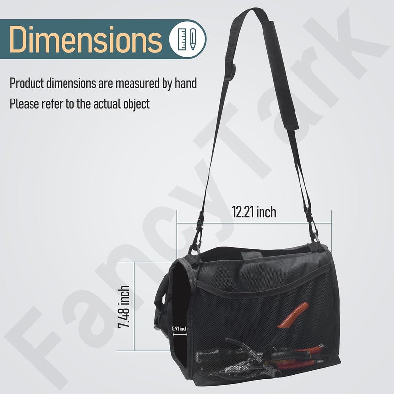FancyTark CH01005 Carrying Vacuum Bag Black for Porta Power CH30000 Vacuum, Its Padded Adjustable Waist Strap - Image 2