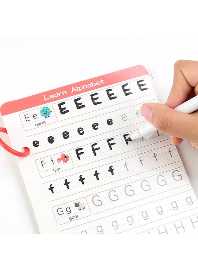 Reusable English Calligraphy Practice Book Alphabet For Kids - Image 5