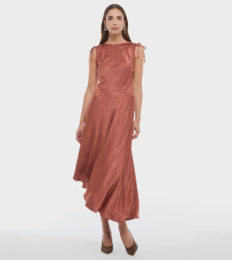 بي سي بي جي BCBG ASYMMETRIC HEM DRESS