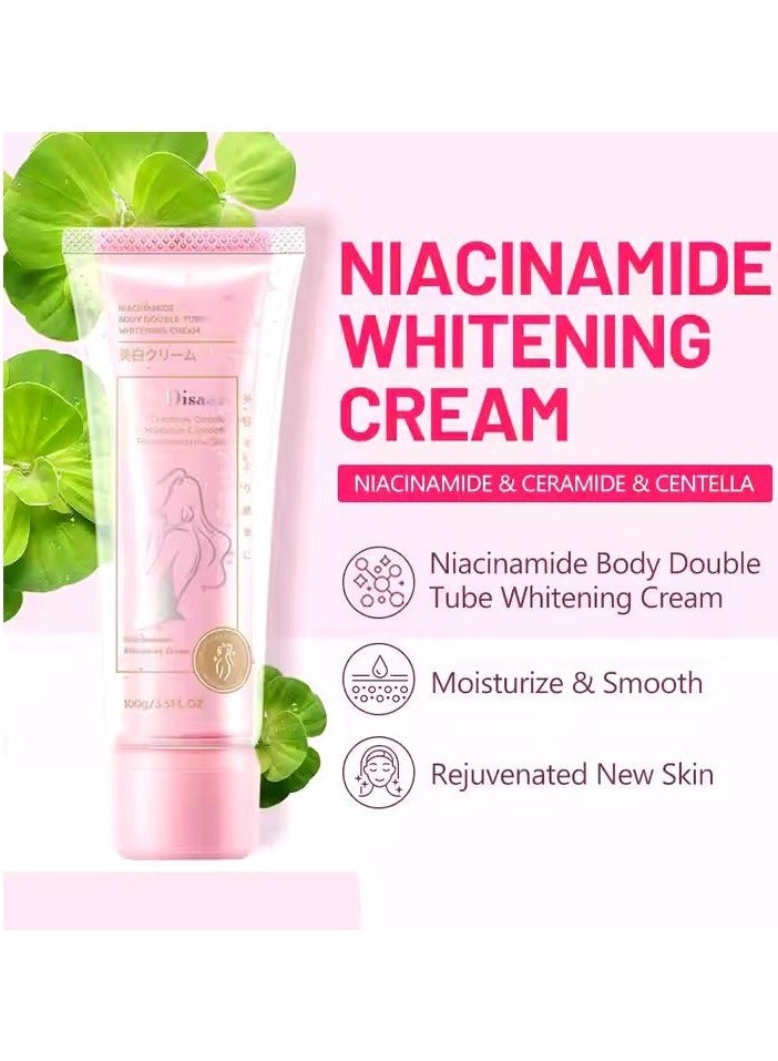 Disaar Niacinamide Whitening Body Cream Ceramide Centella Rejuvenated New Skin 100g - Image 1