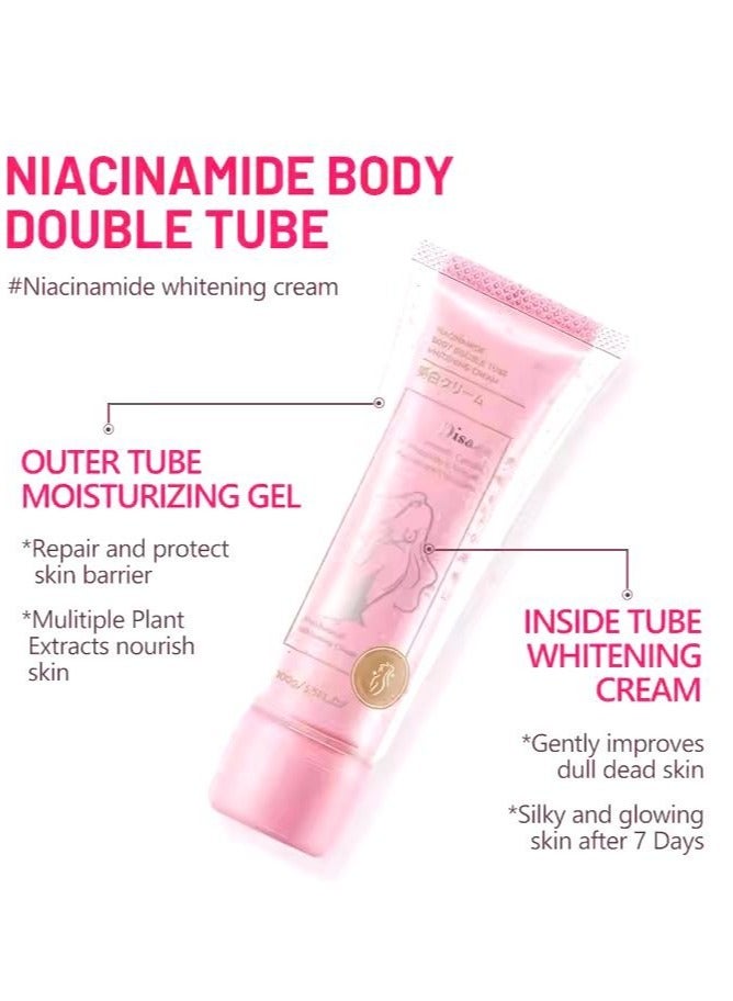 Disaar Niacinamide Whitening Body Cream Ceramide Centella Rejuvenated New Skin 100g - Image 2