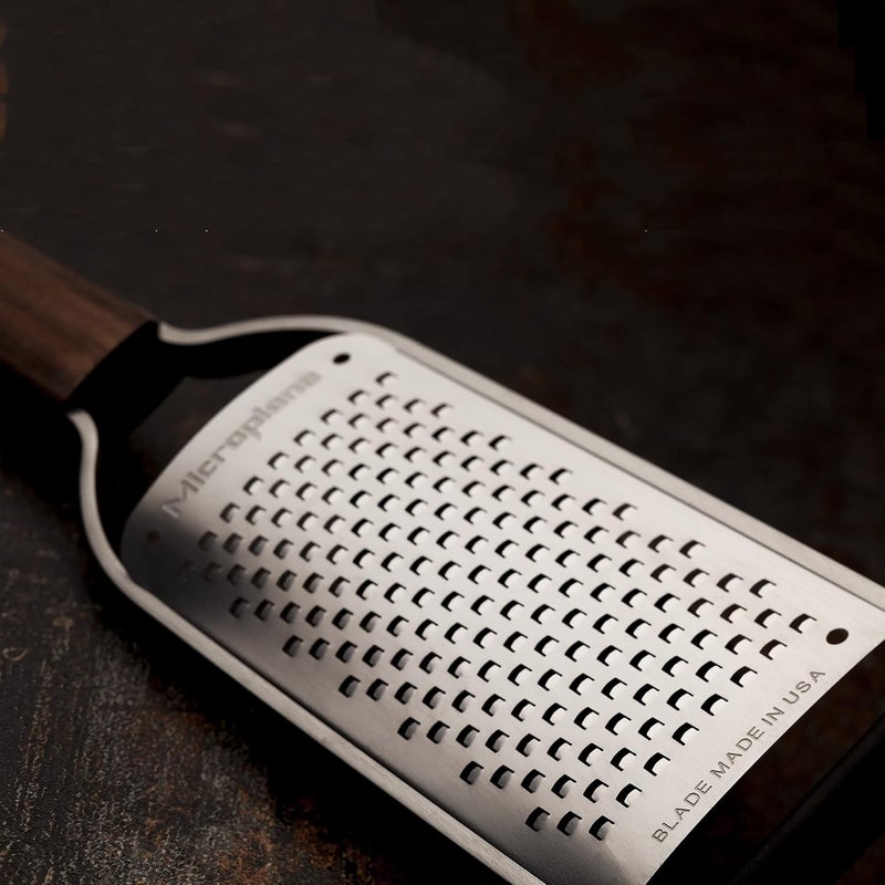 Microplane Kitchen Grater Coarse for Cheese, Carrot, Ginger, Coconut, Nuts and Horseradish with Stainless Steel Blades - Made in USA - Image 1