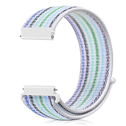 AVOD 22mm Nylon Quick Release Watch Band Compatible with Samsung Galaxy Watch 3 45mm/Gear S3 Frontier/Garmin Venu 4 45mm/3 45mm/2/Vivoactive 4/Forerunner 570(47mm)/255/265/Amazfit Helio/Bip 6/5/Balance 2 - Image 1