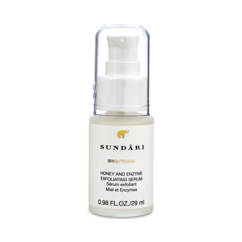 SUNDARI Honey Enzyme Exfoliating Serum 098 fl oz Brighter Skin Fewer Fine Lines and Wrinkles Smoothing Botanicals Enzymes and Fruit AHAs