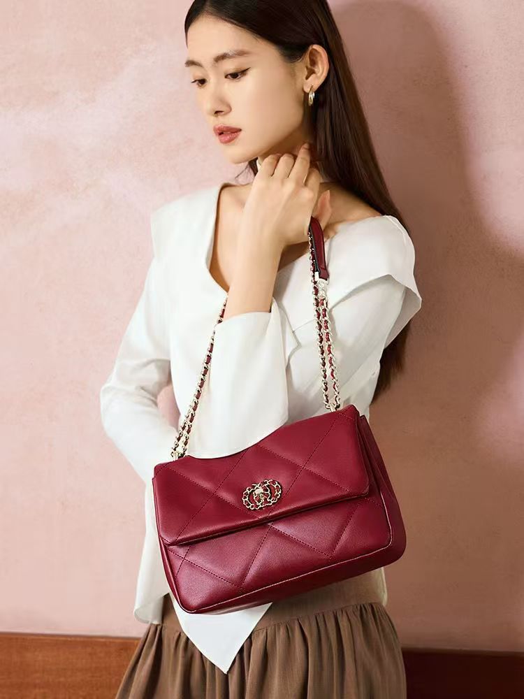 Bag Crossbody Chain Women'S Bag Large Capacity High-End Wedding Bride Bag Niche Retro - Image 3