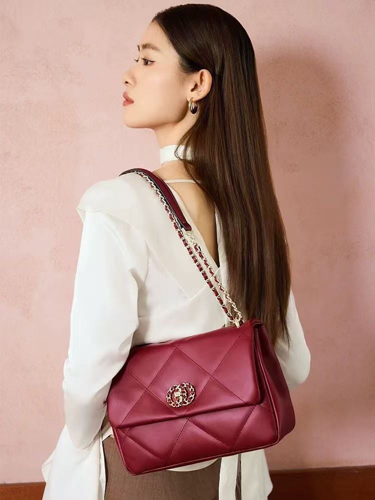 Bag Crossbody Chain Women'S Bag Large Capacity High-End Wedding Bride Bag Niche Retro - Image 4