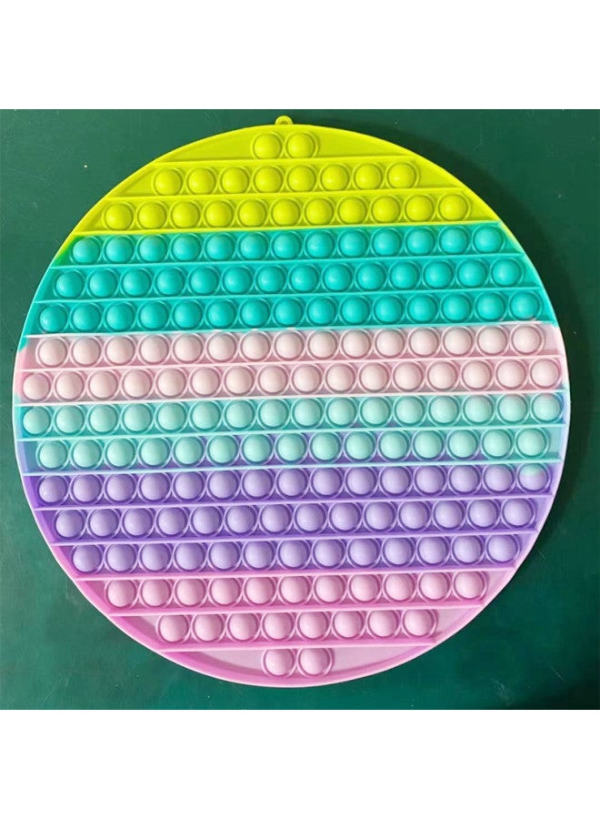 HOT30cm Rodent Pioneer A Variety Of Color Educational Toys Silicone Press Plate Parent-child Emotional Ability Training-Color:Bear Rainbow Color  - Image 4