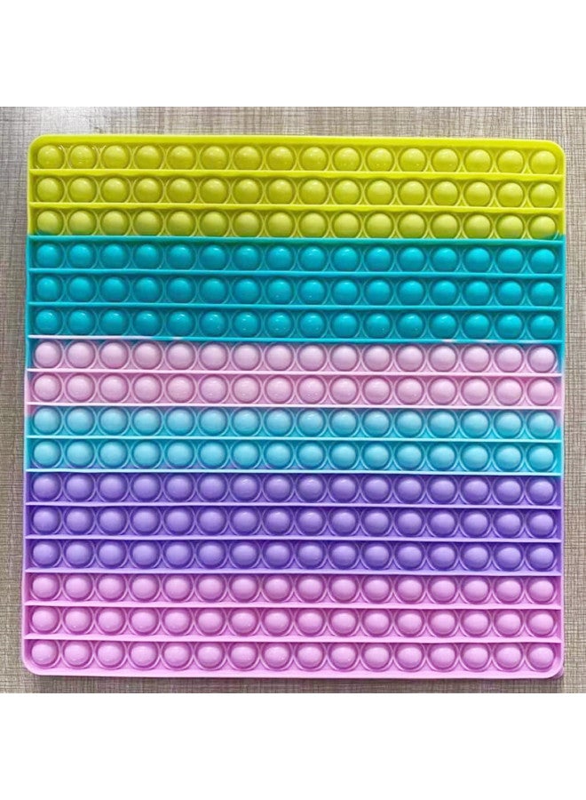 HOT30cm Rodent Pioneer A Variety Of Color Educational Toys Silicone Press Plate Parent-child Emotional Ability Training-Color:Bear Rainbow Color  - Image 3