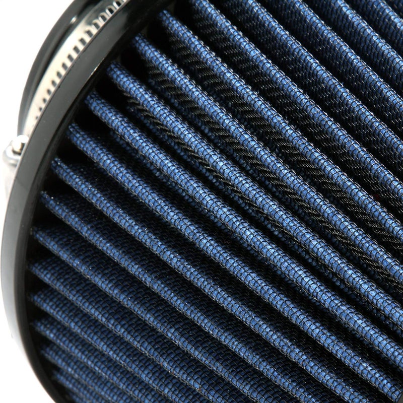 BBK Performance BBK 1742 BBK Cold Air Intake Replacement High Flow Washable Air Filter Blue