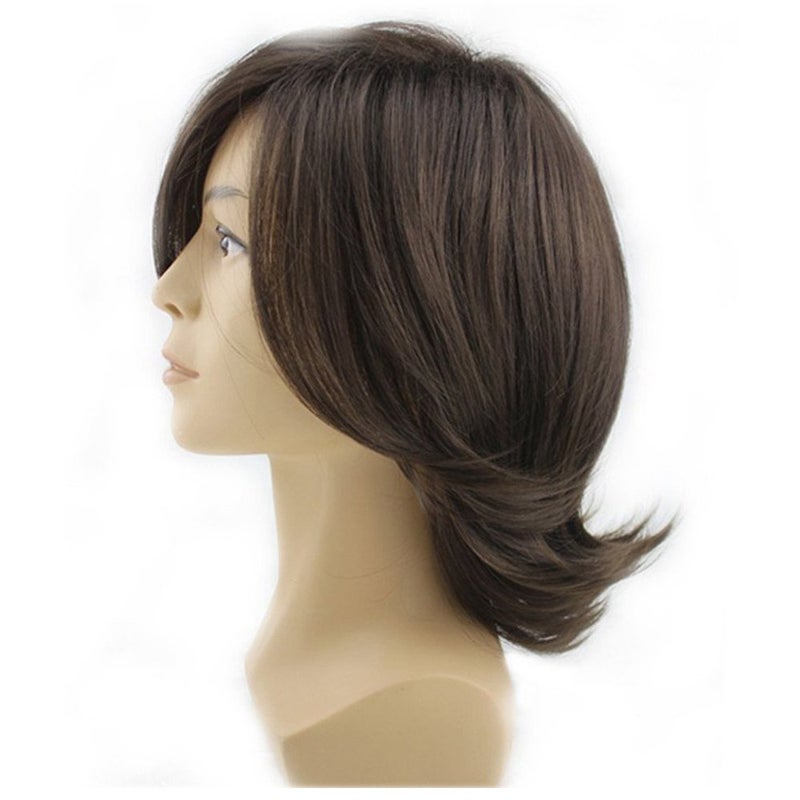 بيرون شعر مستعار مجعد بغرة جانبية مرتدة إلى الخلف - Image 4