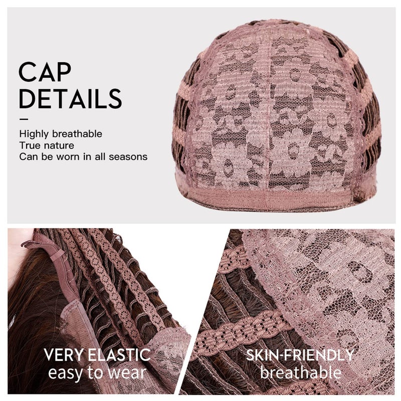 بيرون شعر مستعار مجعد بغرة جانبية مرتدة إلى الخلف - Image 5