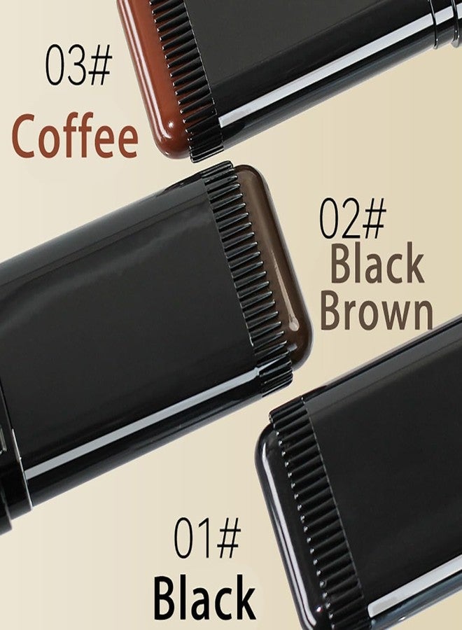 SARJAK Hair Color Stick, Upgraded Waterproof and Sweat-Proof Hair Dye Stick, Portable Hair Color Touch-Up stick with Comb, Quick and Easy Coverage (Black) - Image 4