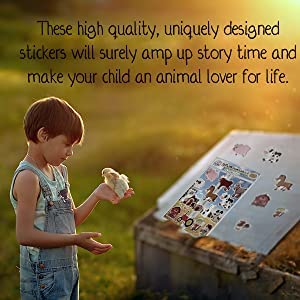 JesPlay Farm Animals Gel Window Clings for Kids - Window Stickers for Toddlers, Animal Gel Clings Window Decals Kids Jelly Reusable Sticker - Home Car Plane Airplane Activities (Jesplay USA) - Image 5