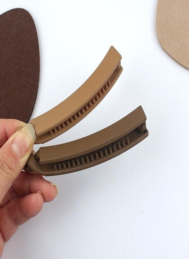 Dkriva® Small Banana Clips for Fine Hair - Ultimate Hold for Short or Thin Hair, Durable Design, Stylish Black Clips, Ideal for Women (3PCS) Small Size: 8.5 X 1.5 cm - Image 2