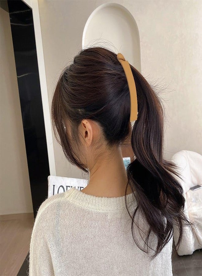 Dkriva® Small Banana Clips for Fine Hair - Ultimate Hold for Short or Thin Hair, Durable Design, Stylish Black Clips, Ideal for Women (3PCS) Small Size: 8.5 X 1.5 cm - Image 4