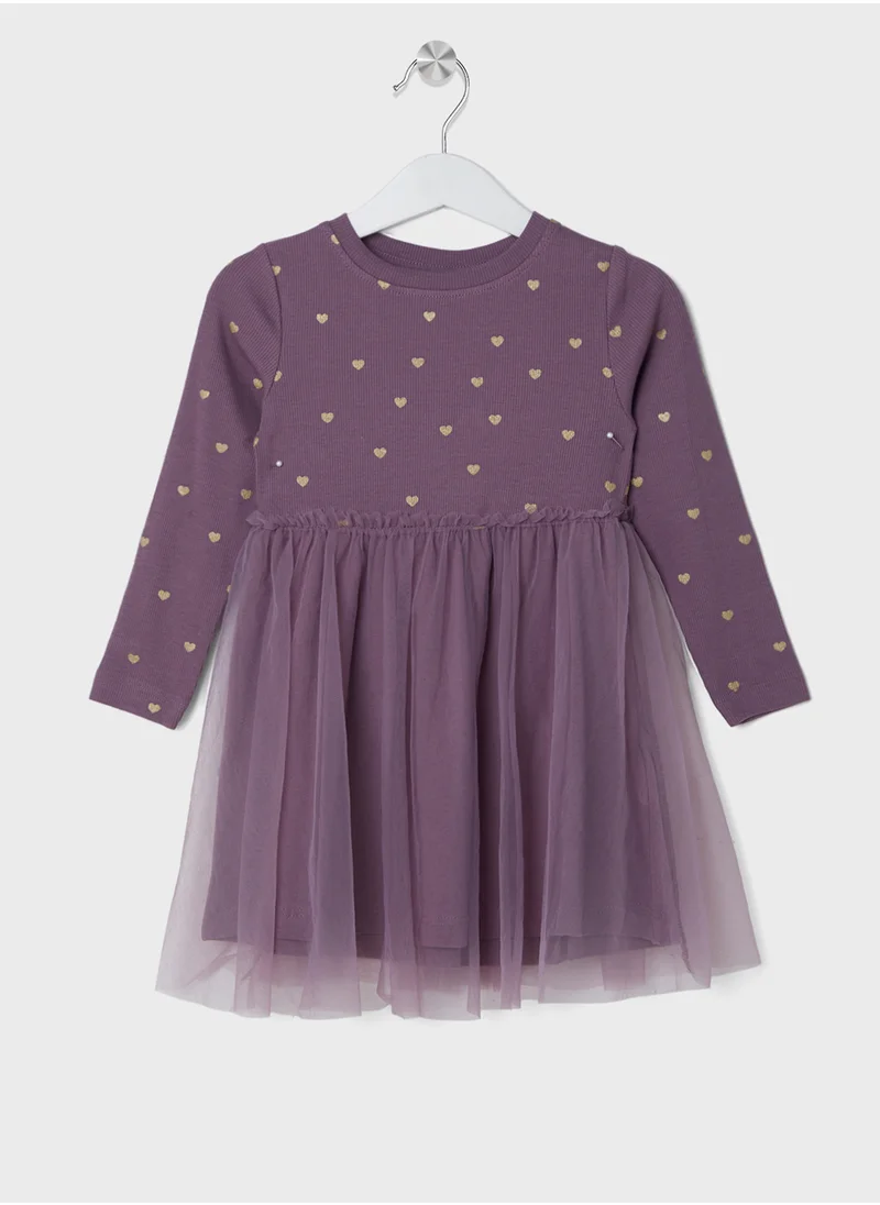 نيم ات Kids Embellished Ruched  Dress