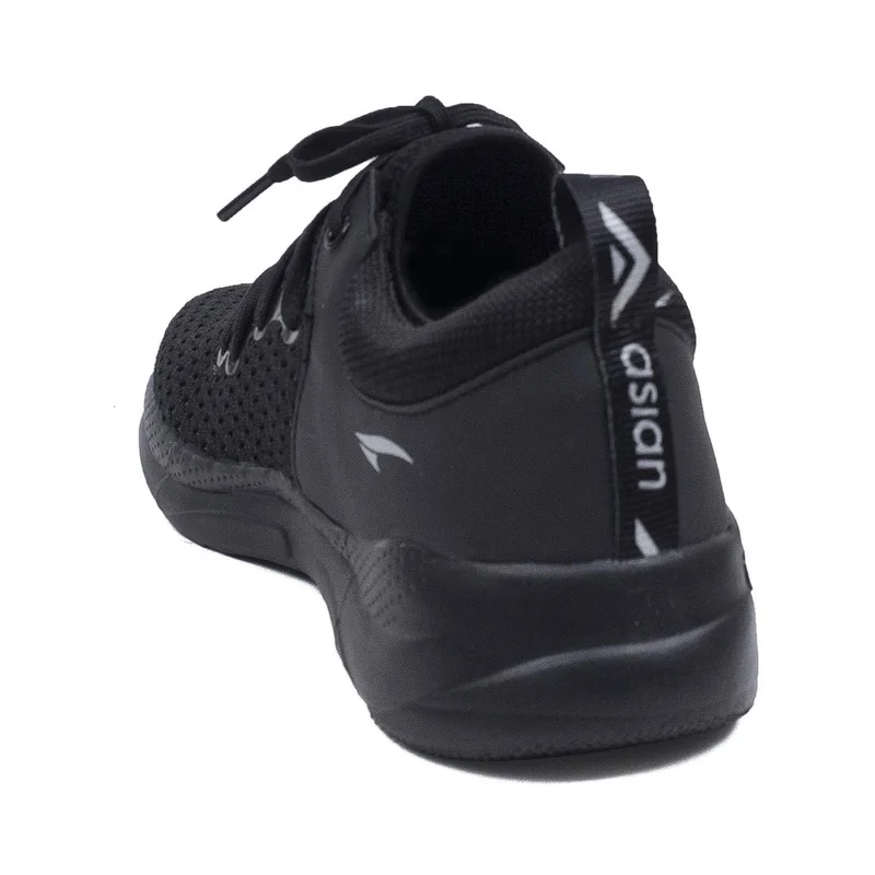 Asian Black Running Shoes for Men and Boys