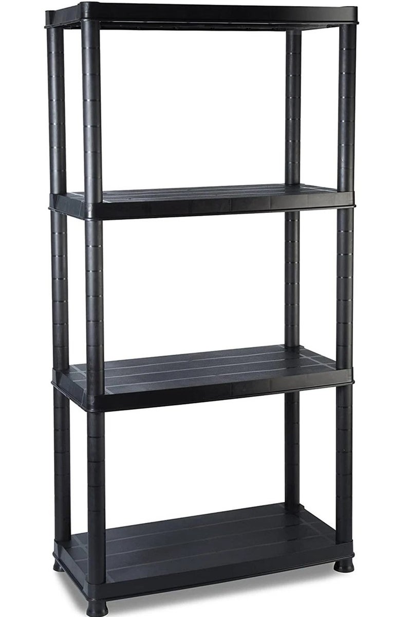 PROMASS Plastic Shelving Unit - Black