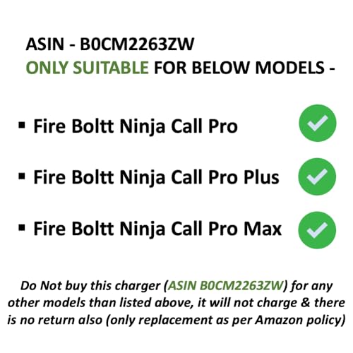 iTronix كابل شحن iTronix لساعات Fire Bollt Ninja Call Pro/Fire Bollt Ninja Call Pro Plus/Fire Bollt Ninja Call Pro Max الذكية - Image 2