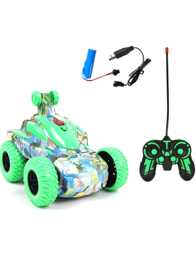 null - Stroller with remote control, Rechargeable batteries, Green - Image 1
