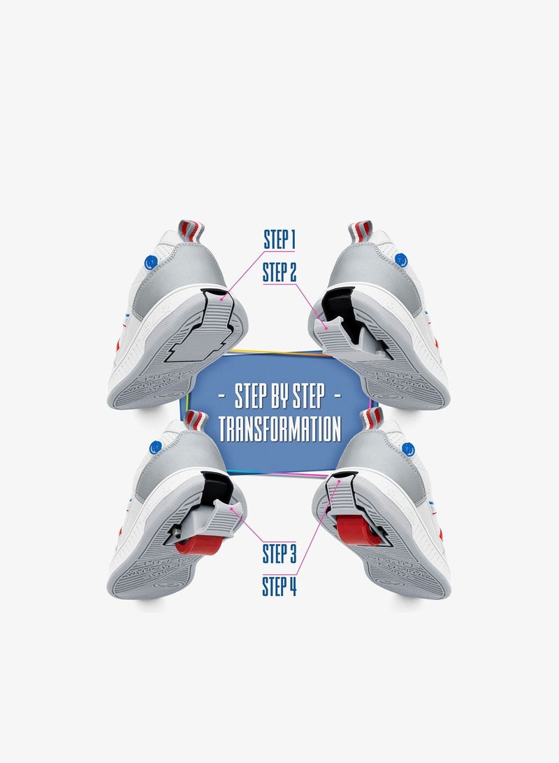 BREEZYROLLERS BREEZY ROLLERS shoes with wheels for children, Roller skates sneakers kids, From children's street shoes to roller skates in a few seconds, Patented click system, Trainers with wheels for girls & boys - Image 4