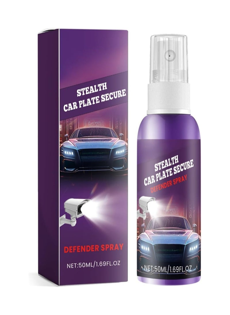 CMGTYYD - Invisible License Plate Protector Spray, High Visibility Night Use, Transparent Finish for Safe Driving, Easy Application, Anti-Glare for Clear Display - Image 1