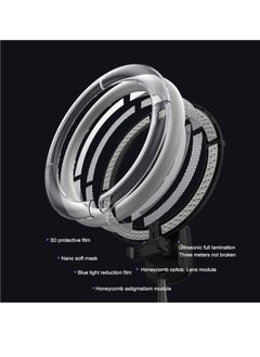 Ring Light with Tripod Stand and Phone Clip 10.2in/26cm, Selfie Light for Phone with Battery, LED Circle Light for Vlog, Social Media, Photos, Video Calls Recording (190cm Foldable) - pzsku/ZF07C3BB359099B977FEEZ/45/_/1664367688/e132b133-775d-4cb1-9a88-4c1a480afa1c