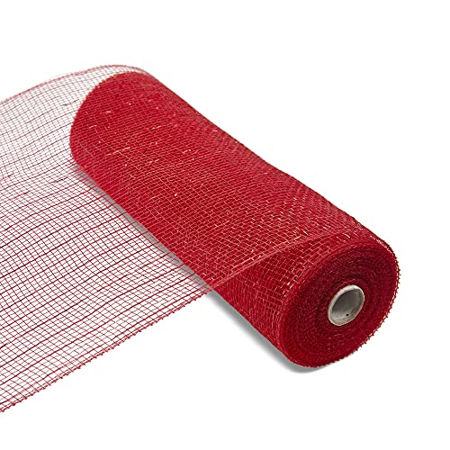 FloraCraft Decorative Mesh 10 Inch x 10 Yard Red - Image 3