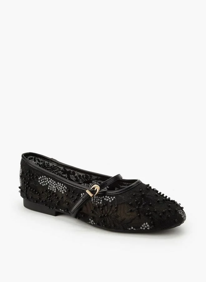 Celeste Women Embellished Mary Jane Shoes