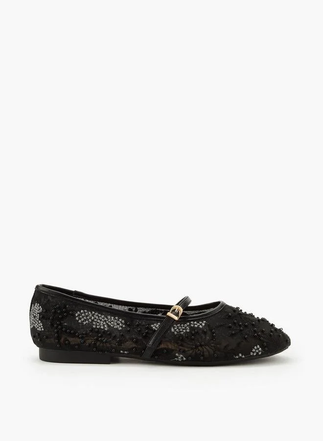 Celeste Women Embellished Mary Jane Shoes