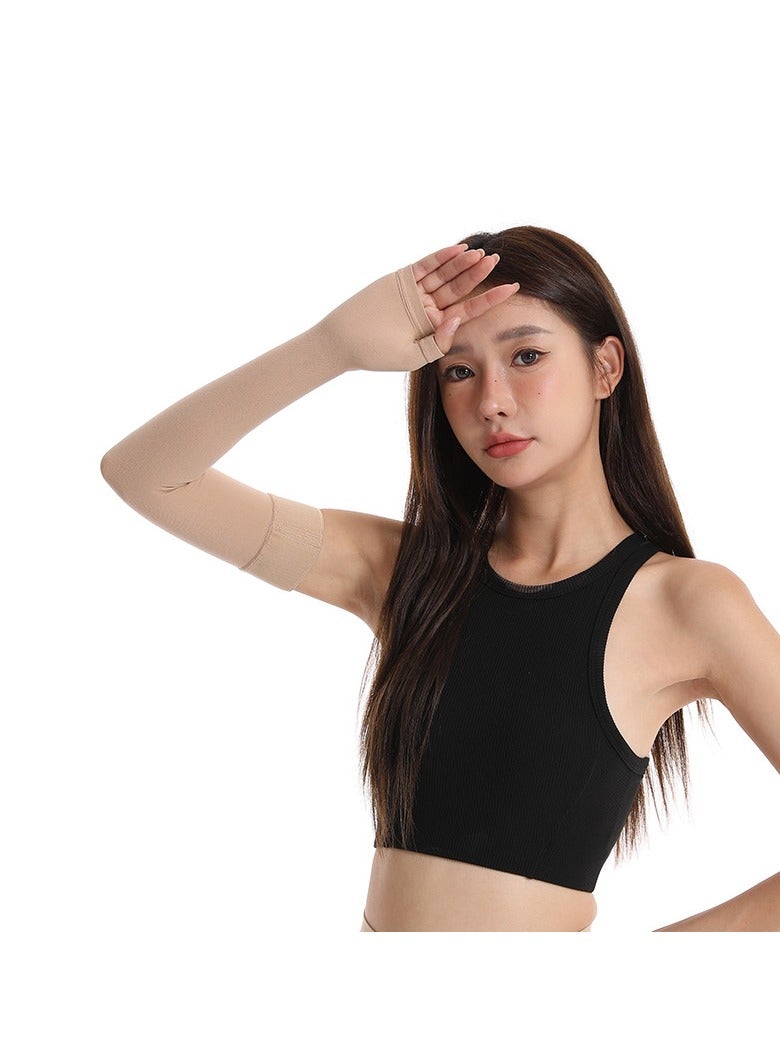 general Tube pressure bandage breast elastic sleeve arm sleeve sports elbow guard fitness compression arm sleeve single piece - Image 2