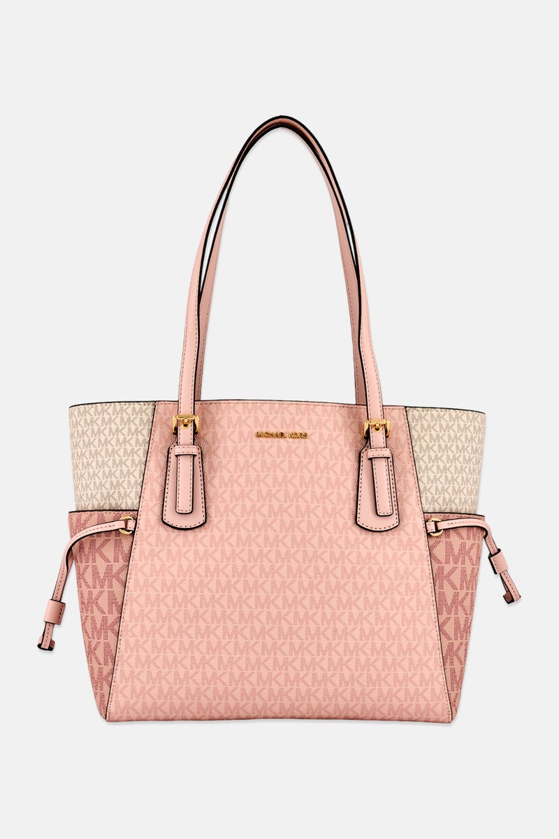 Michael Kors حقيبة توت فويجر بشعار العلامة التجارية للنساء، متعددة الألوان - Image 1