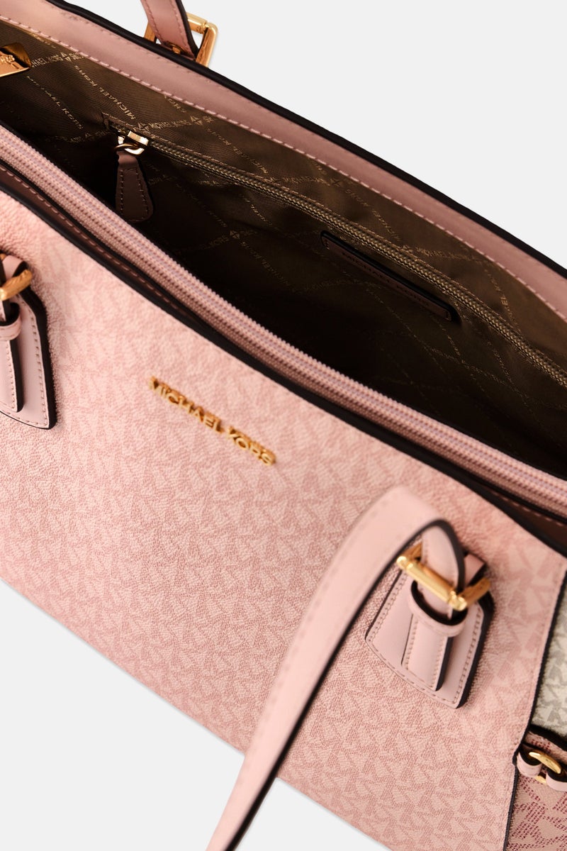 Michael Kors حقيبة توت فويجر بشعار العلامة التجارية للنساء، متعددة الألوان - Image 3