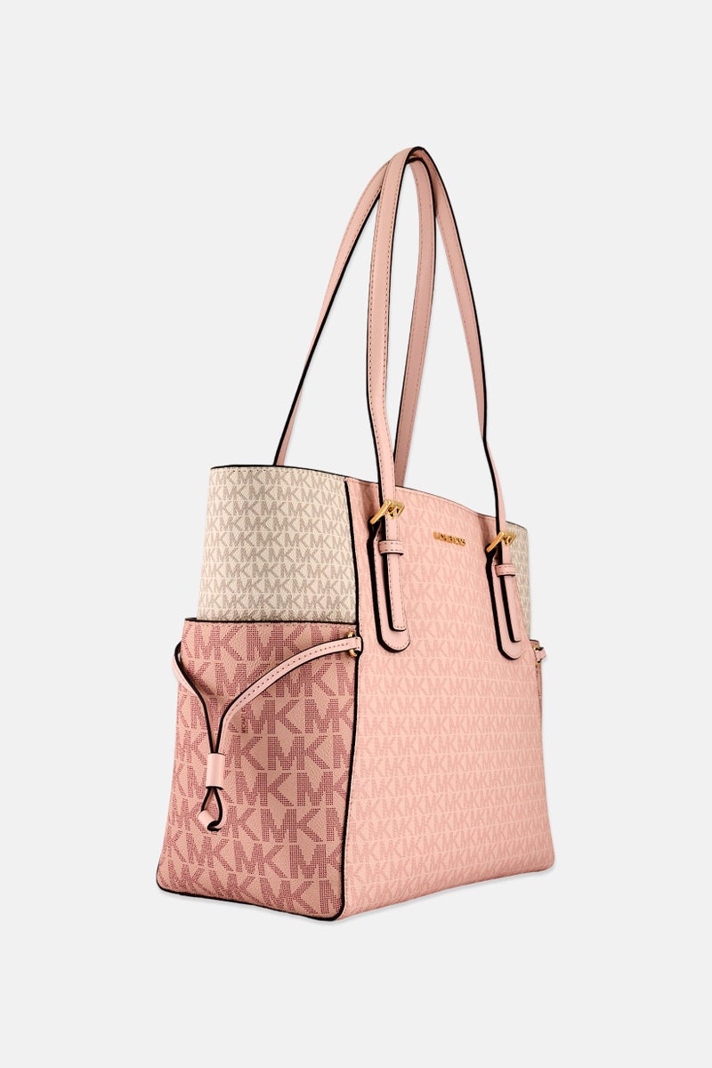 Michael Kors حقيبة توت فويجر بشعار العلامة التجارية للنساء، متعددة الألوان - Image 4