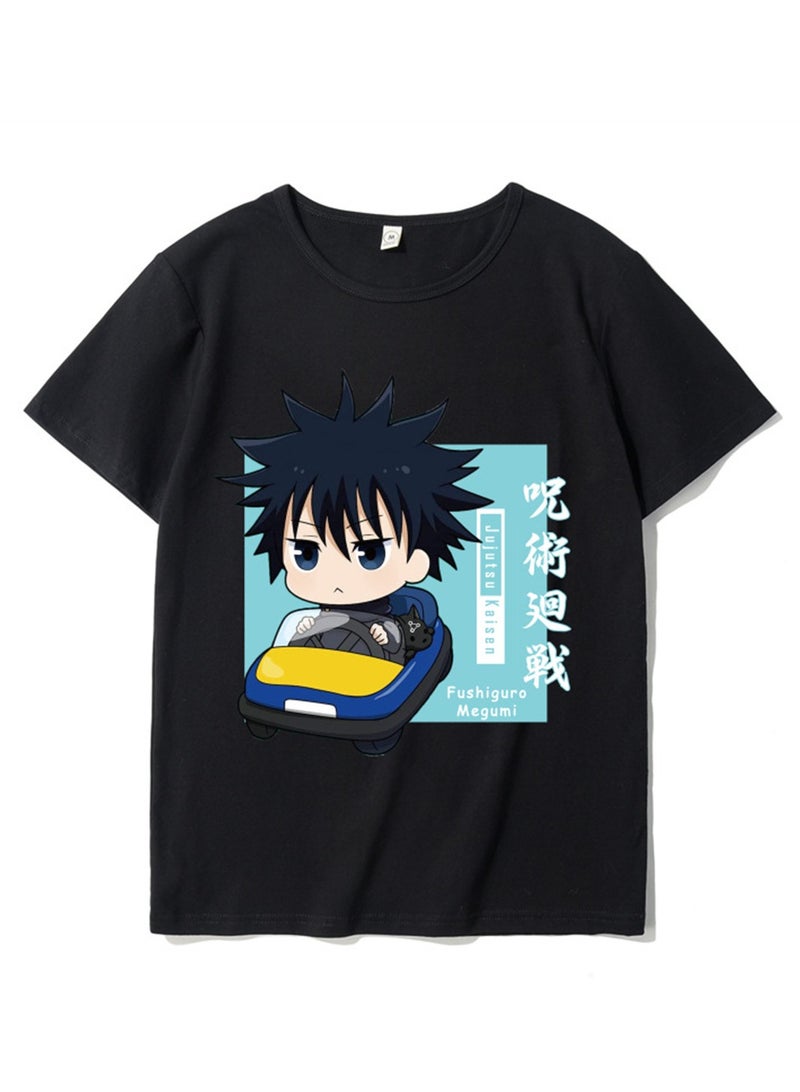 Anime cartoon Jujutsu Kaisen for adults and children 3D digital printing personalized breathable T-shirt - Image 1