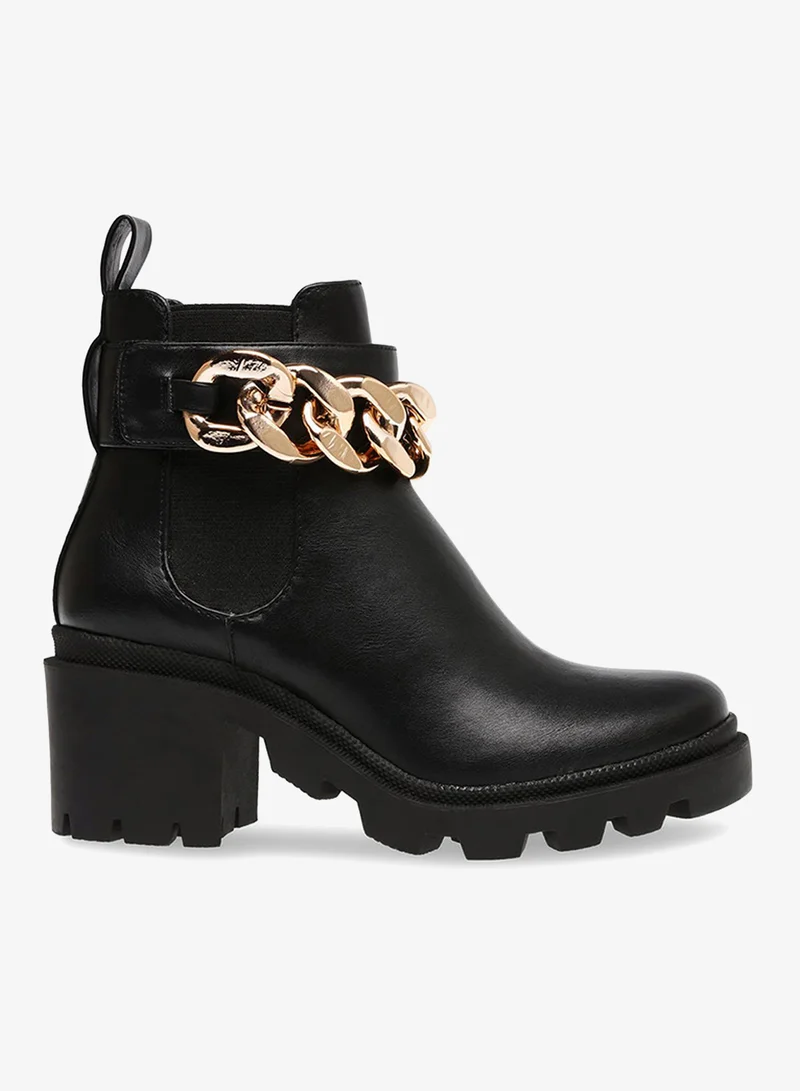 Steve madden sm-angeline black women's booties