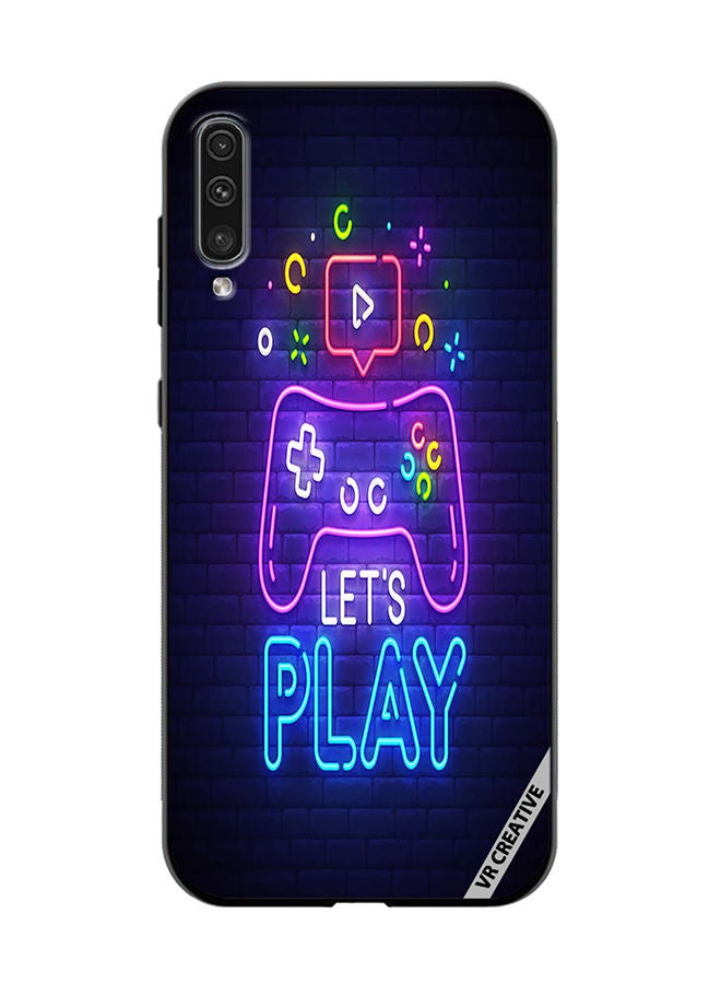 VR CREATIVE Protective Case Cover For Samsung Galaxy A50/A50s Lets Play Design Multicolour - Image 1