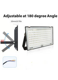 Lighting solutions Lighting Solutions Led Outdoor Waterproof Flood Lights Community Garden Lights Billboard Floodlights Construction Lamp 200W 6500K  - Image 2