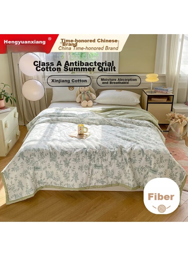 Class A Air Conditioning Quilt 200*230Cm, Washable 100% Cotton Summer Cool Quilt - Image 1